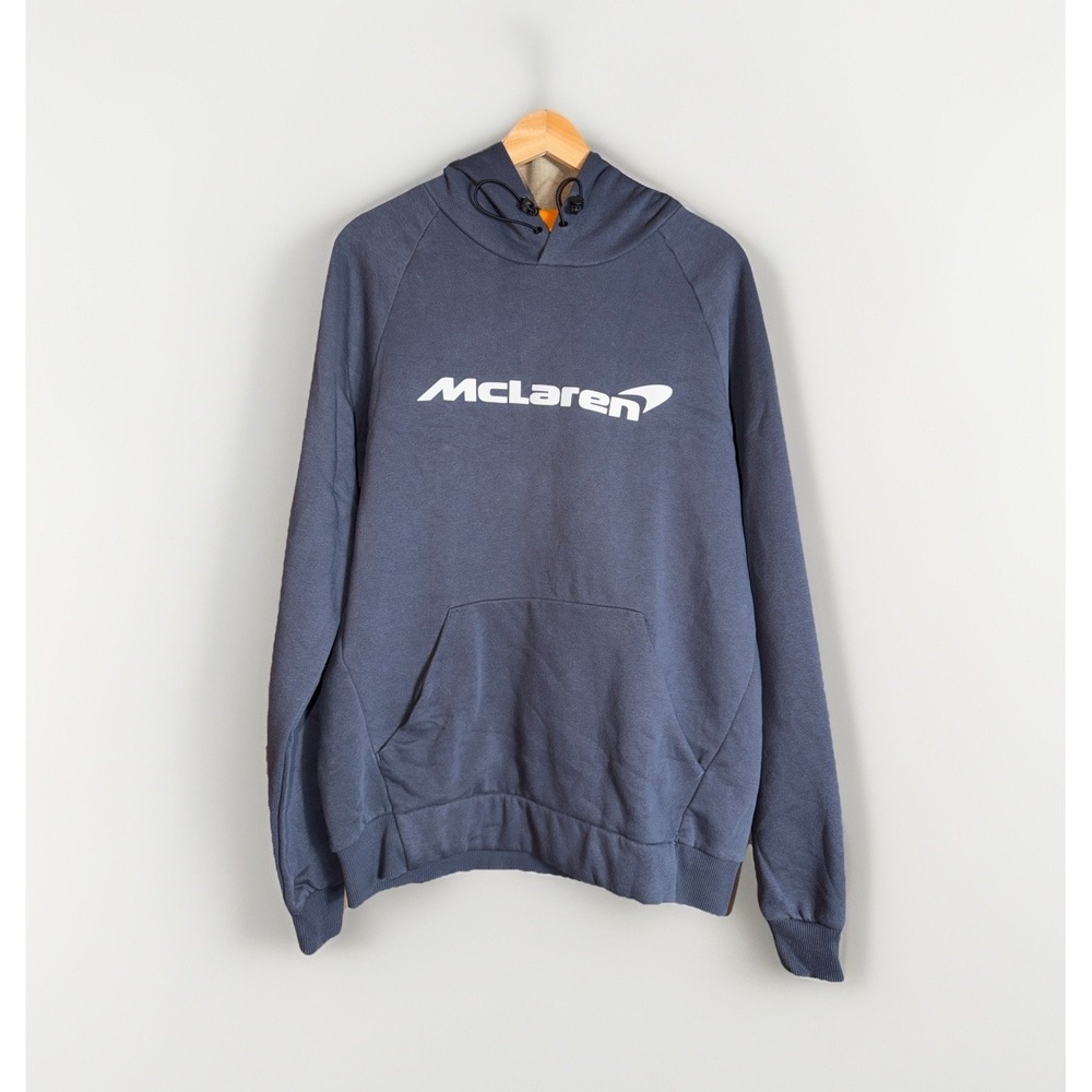 McLaren F1 Essentials Hoodie Size M Formula 1 Racing Fan Apparel Gray